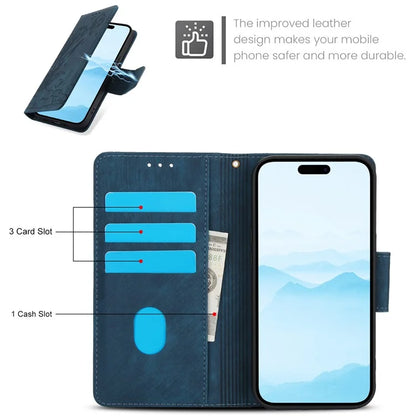 SY-001 For iPhone 15 Case Flip Wallet Shockproof Leather Phone Cover with Wrist Strap