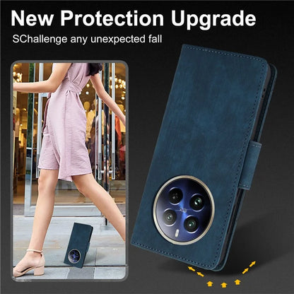 SY-001 For Realme 12 Pro 5G / 12 Pro+ 5G Case with Wrist Strap Butterfly Flower Leather Phone Cover Folio Wallet
