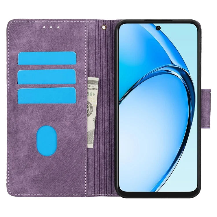 SY-001 For Realme 12 Pro 5G / 12 Pro+ 5G Case with Wrist Strap Butterfly Flower Leather Phone Cover Folio Wallet