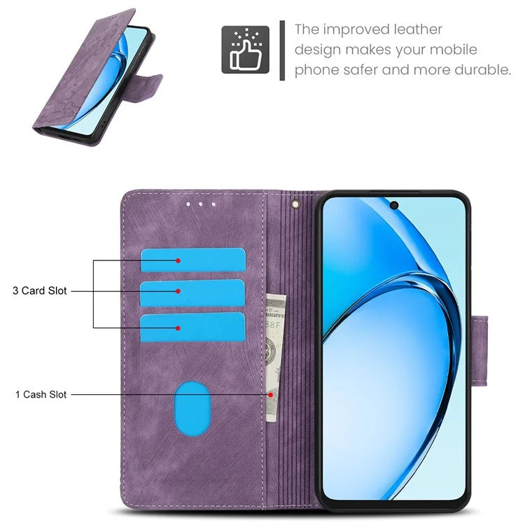 SY-001 For Realme 12 Pro 5G / 12 Pro+ 5G Case with Wrist Strap Butterfly Flower Leather Phone Cover Folio Wallet