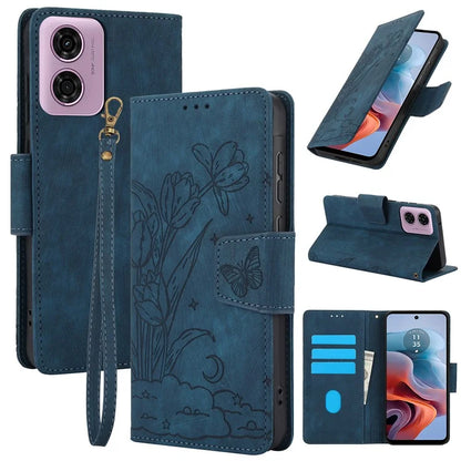 SY-001 For Motorola Moto G 5G (2024) / G Play 5G (2024) Phone Case Pattern Imprint Anti-Drop Leather Cover