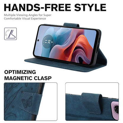 SY-001 For Motorola Moto G 5G (2024) / G Play 5G (2024) Phone Case Pattern Imprint Anti-Drop Leather Cover