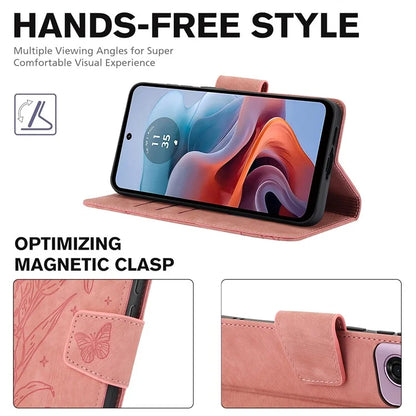 SY-001 For Motorola Moto G 5G (2024) / G Play 5G (2024) Phone Case Pattern Imprint Anti-Drop Leather Cover