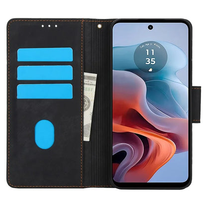 SY-001 For Motorola Moto G 5G (2024) / G Play 5G (2024) Phone Case Pattern Imprint Anti-Drop Leather Cover
