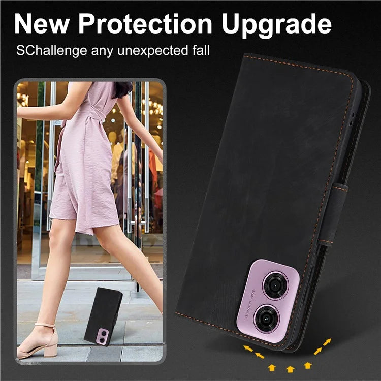 SY-001 For Motorola Moto G 5G (2024) / G Play 5G (2024) Phone Case Pattern Imprint Anti-Drop Leather Cover