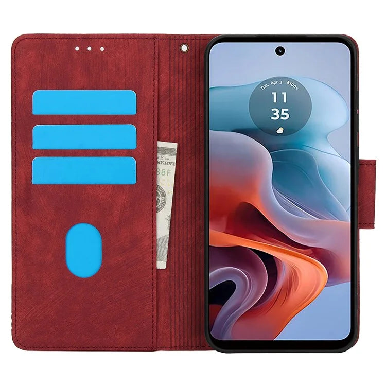 SY-001 For Motorola Moto G 5G (2024) / G Play 5G (2024) Phone Case Pattern Imprint Anti-Drop Leather Cover