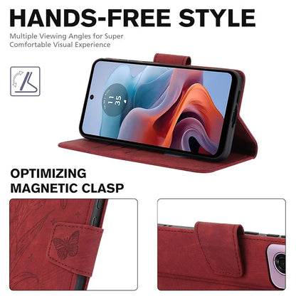 SY-001 For Motorola Moto G 5G (2024) / G Play 5G (2024) Phone Case Pattern Imprint Anti-Drop Leather Cover