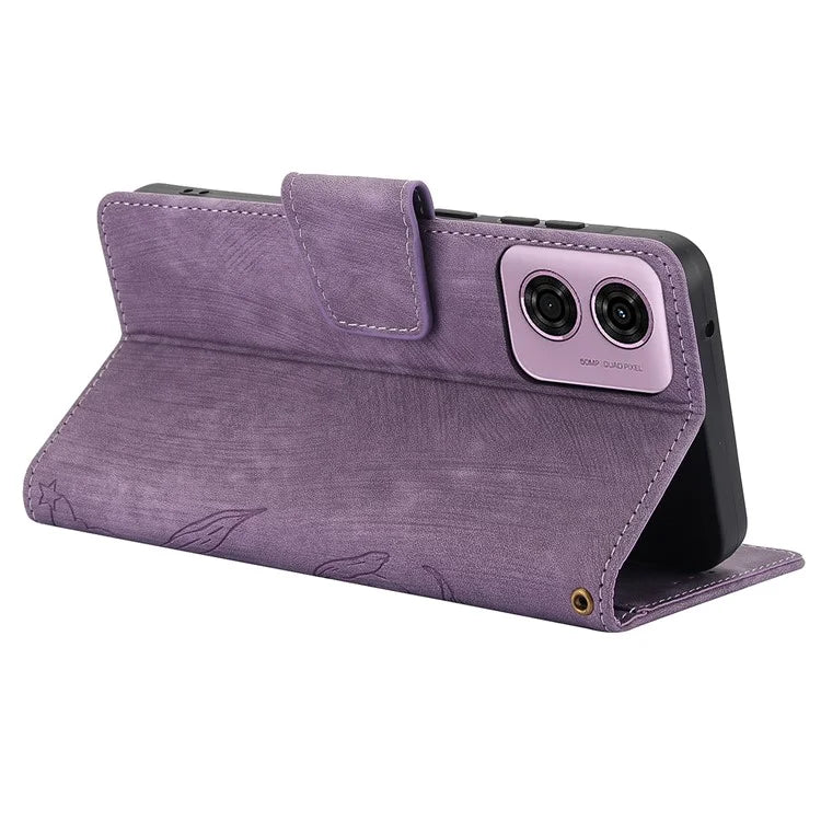 SY-001 For Motorola Moto G 5G (2024) / G Play 5G (2024) Phone Case Pattern Imprint Anti-Drop Leather Cover