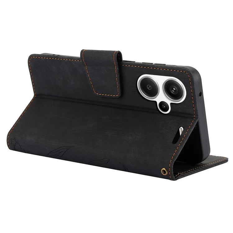 SY-001 For Xiaomi Redmi Note 13 Pro+ 5G Phone Case Pattern Imprint Anti-Scratch Leather Flip Cover