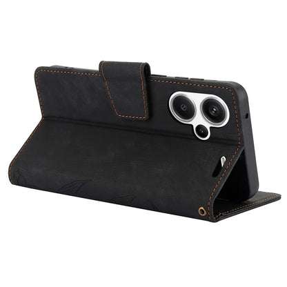 SY-001 For Xiaomi Redmi Note 13 Pro+ 5G Phone Case Pattern Imprint Anti-Scratch Leather Flip Cover