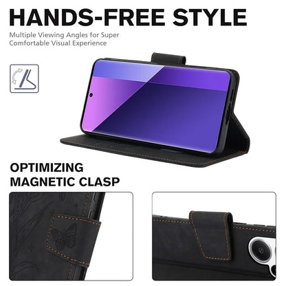 SY-001 For Xiaomi Redmi Note 13 Pro+ 5G Phone Case Pattern Imprint Anti-Scratch Leather Flip Cover