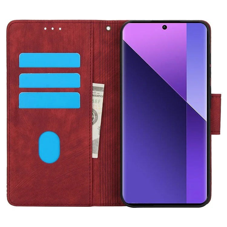 SY-001 For Xiaomi Redmi Note 13 Pro+ 5G Phone Case Pattern Imprint Anti-Scratch Leather Flip Cover