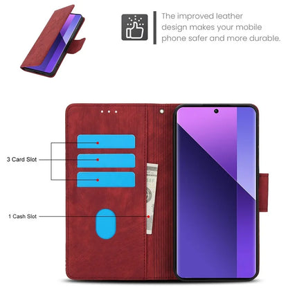 SY-001 For Xiaomi Redmi Note 13 Pro+ 5G Phone Case Pattern Imprint Anti-Scratch Leather Flip Cover