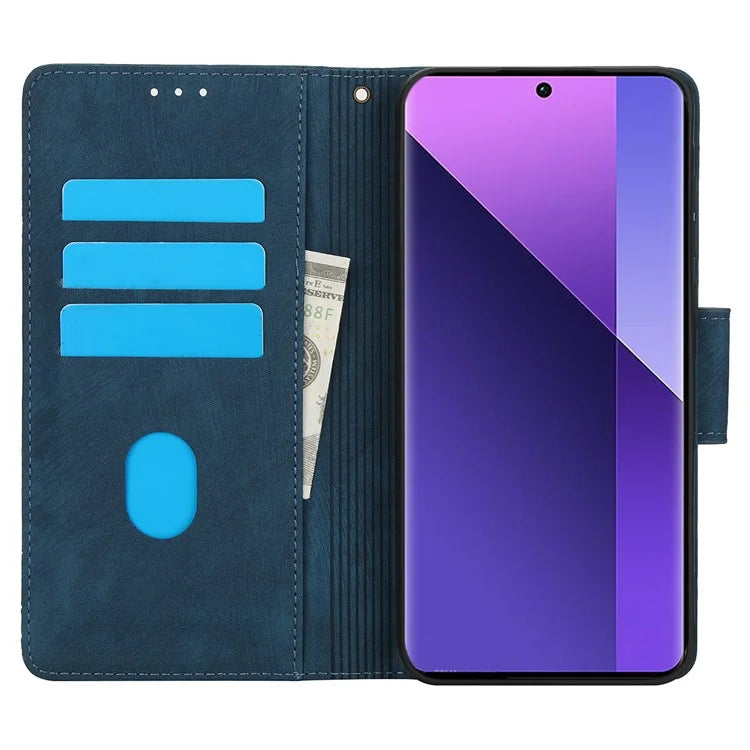 SY-001 For Xiaomi Redmi Note 13 Pro+ 5G Phone Case Pattern Imprint Anti-Scratch Leather Flip Cover
