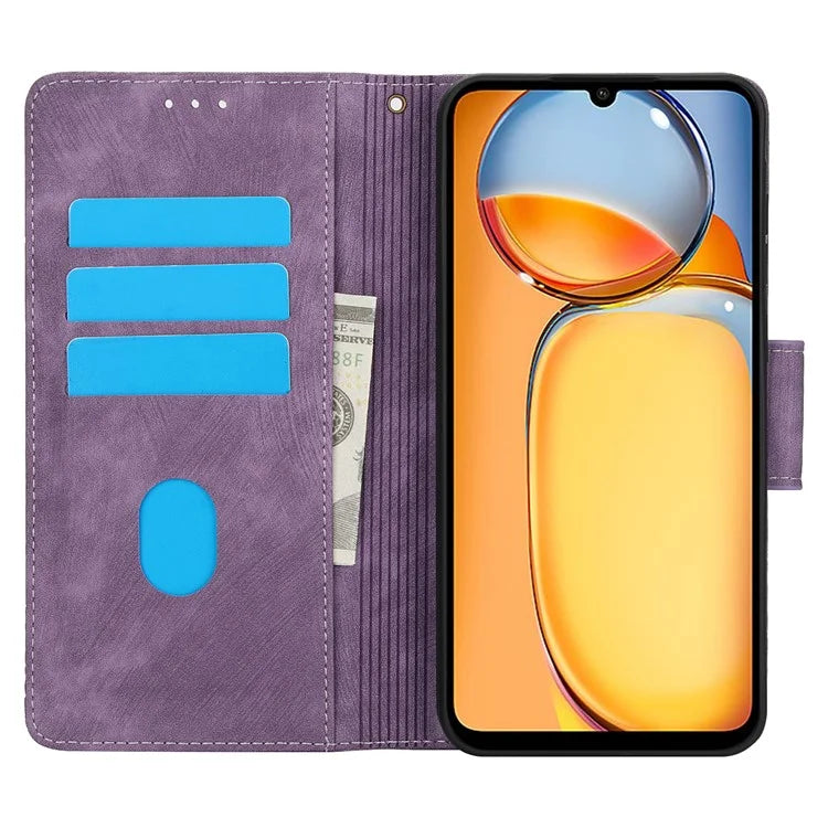 SY-001 For Xiaomi Redmi 13C 4G / 5G / 13R 5G / Poco M6 5G / Poco C65 4G / M6 5G Case Leather Wallet Folio Phone Cover