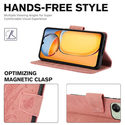 SY-001 For Xiaomi Redmi 13C 4G / 5G / 13R 5G / Poco M6 5G / Poco C65 4G / M6 5G Case Leather Wallet Folio Phone Cover
