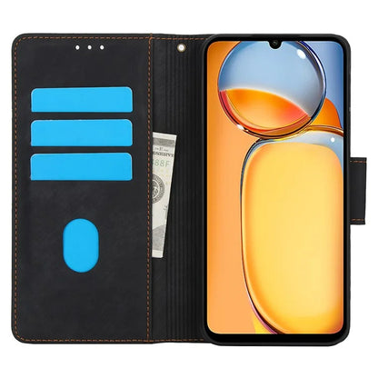 SY-001 For Xiaomi Redmi 13C 4G / 5G / 13R 5G / Poco M6 5G / Poco C65 4G / M6 5G Case Leather Wallet Folio Phone Cover