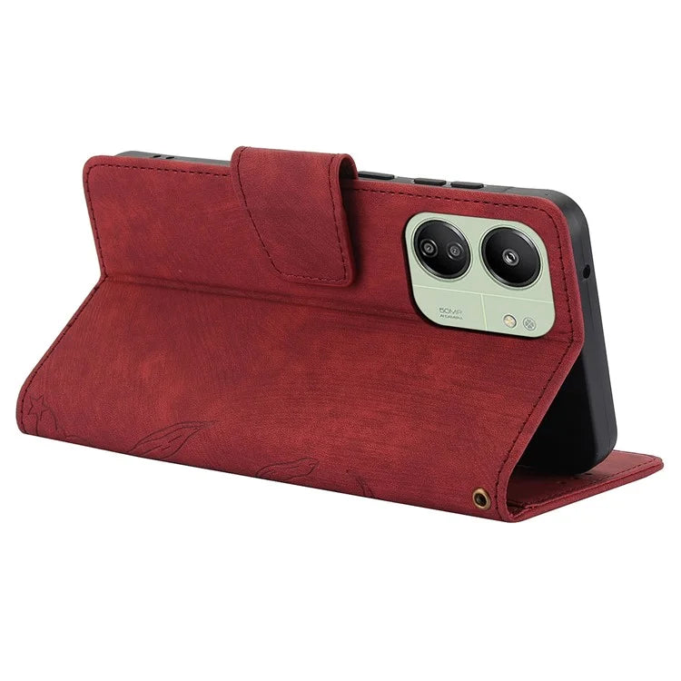 SY-001 For Xiaomi Redmi 13C 4G / 5G / 13R 5G / Poco M6 5G / Poco C65 4G / M6 5G Case Leather Wallet Folio Phone Cover