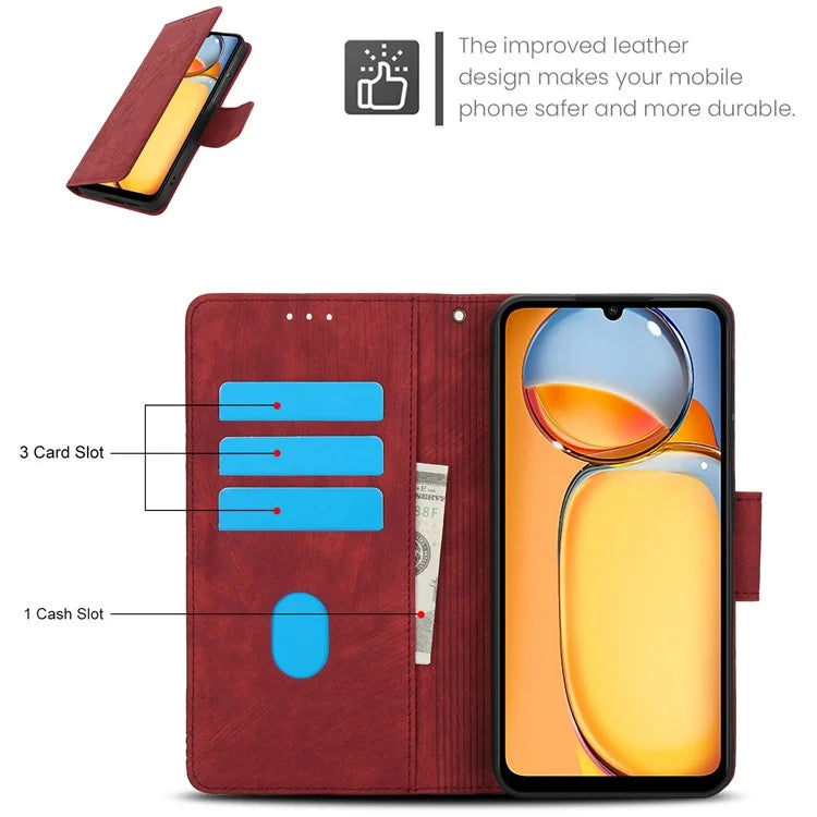 SY-001 For Xiaomi Redmi 13C 4G / 5G / 13R 5G / Poco M6 5G / Poco C65 4G / M6 5G Case Leather Wallet Folio Phone Cover