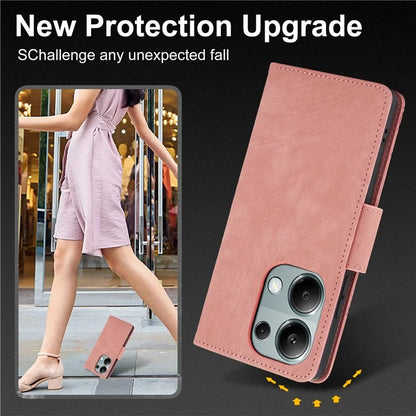 SY-001 For Xiaomi Redmi Note 13 Pro 5G / Poco X6 5G Case Pattern Imprint Leather Phone Cover