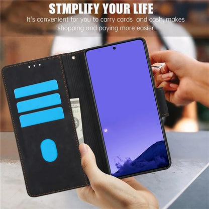 SY-001 For Xiaomi Redmi Note 13 Pro 5G / Poco X6 5G Case Pattern Imprint Leather Phone Cover