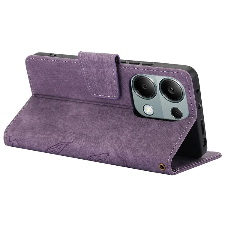 SY-001 For Xiaomi Redmi Note 13 Pro 5G / Poco X6 5G Case Pattern Imprint Leather Phone Cover