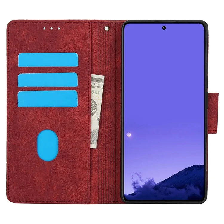 SY-001 For Xiaomi Redmi Note 13 4G Case with Card Holders Flower Butterfly Leather Phone Cover