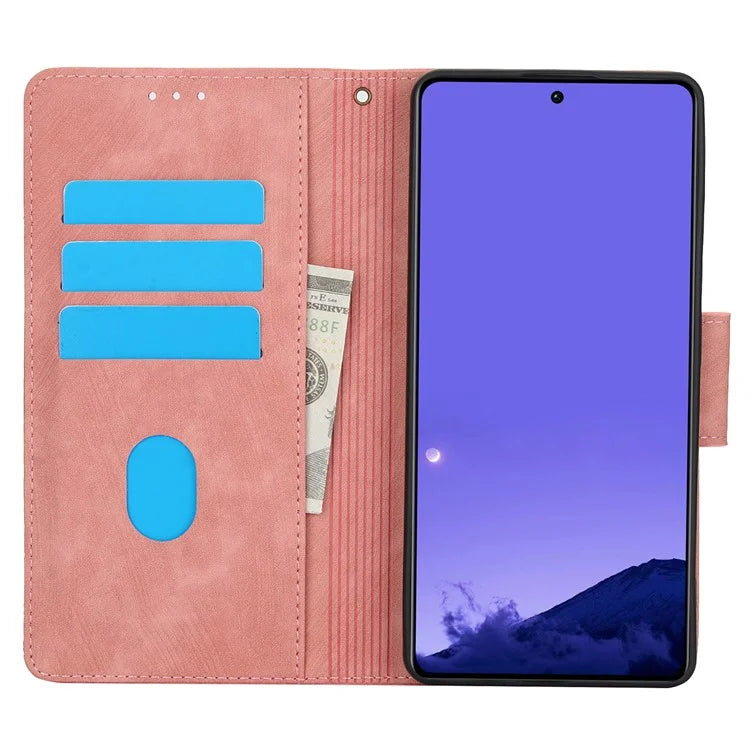 SY-001 For Xiaomi Redmi Note 13 5G Case Pattern Imprint Anti-Fall Leather Phone Cover
