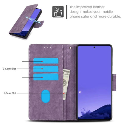 SY-001 For Xiaomi Redmi Note 13 5G Case Pattern Imprint Anti-Fall Leather Phone Cover
