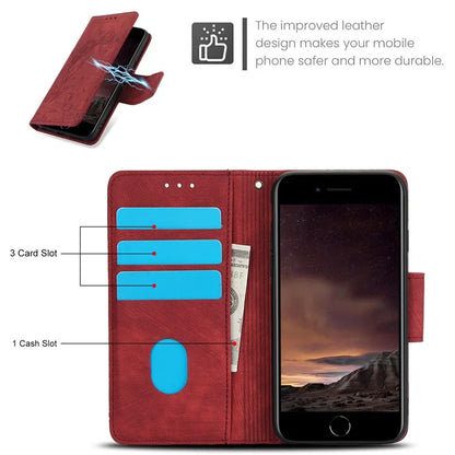 SY-001 For iPhone SE (2024) Case Butterfly Flower Anti-Scratch Leather Phone Cover