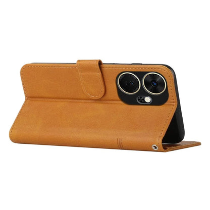 For itel P55+ Phone Case Anti-Scratch PU Leather Stand Wallet Cover
