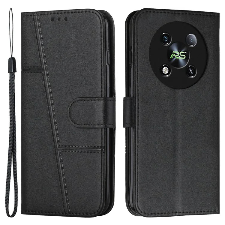 For itel RS4 4G Phone Case Anti-Scratch PU Leather Stand Wallet Cover