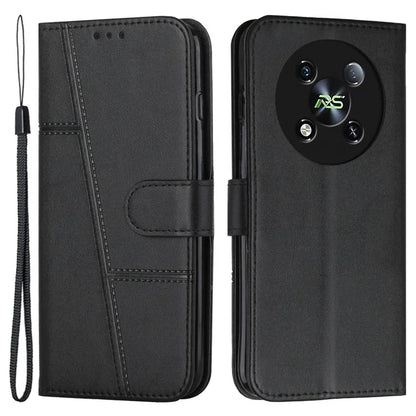 For itel RS4 4G Phone Case Anti-Scratch PU Leather Stand Wallet Cover