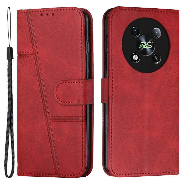 For itel RS4 4G Phone Case Anti-Scratch PU Leather Stand Wallet Cover