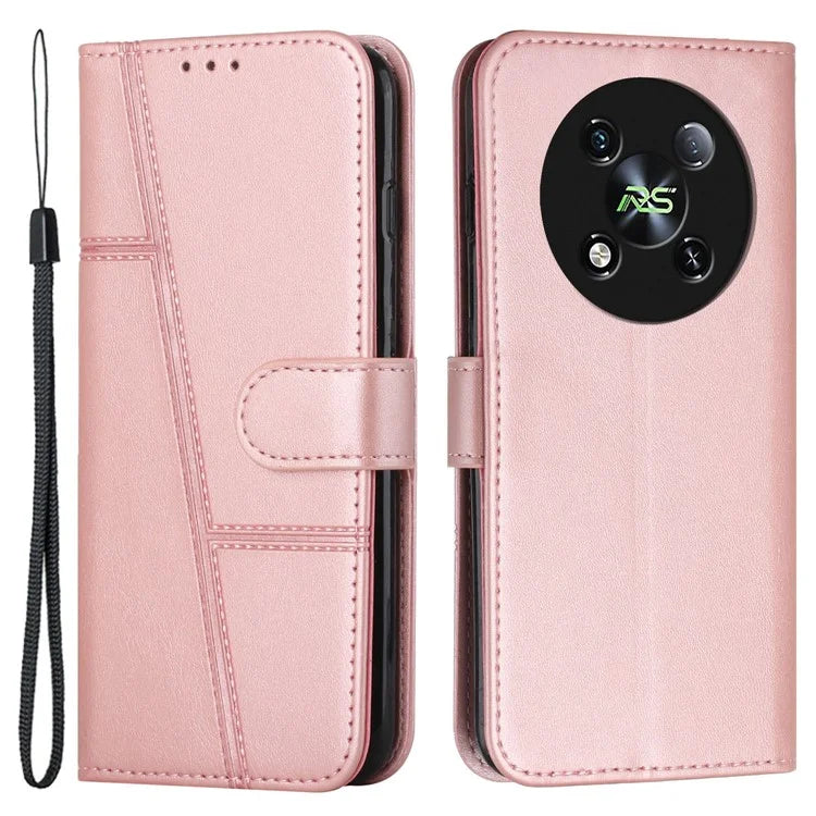 For itel RS4 4G Phone Case Anti-Scratch PU Leather Stand Wallet Cover