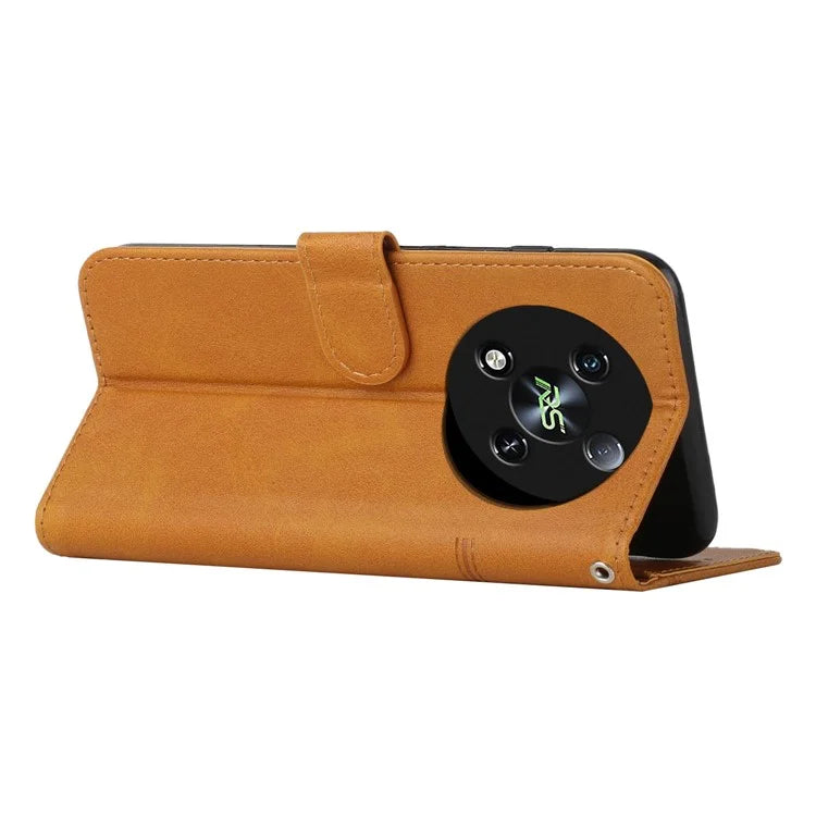 For itel RS4 4G Phone Case Anti-Scratch PU Leather Stand Wallet Cover