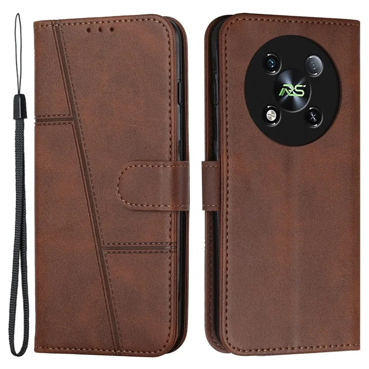 For itel RS4 4G Phone Case Anti-Scratch PU Leather Stand Wallet Cover