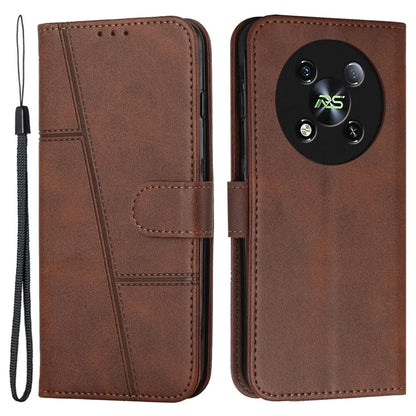 For itel RS4 4G Phone Case Anti-Scratch PU Leather Stand Wallet Cover