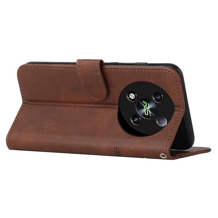 For itel RS4 4G Phone Case Anti-Scratch PU Leather Stand Wallet Cover