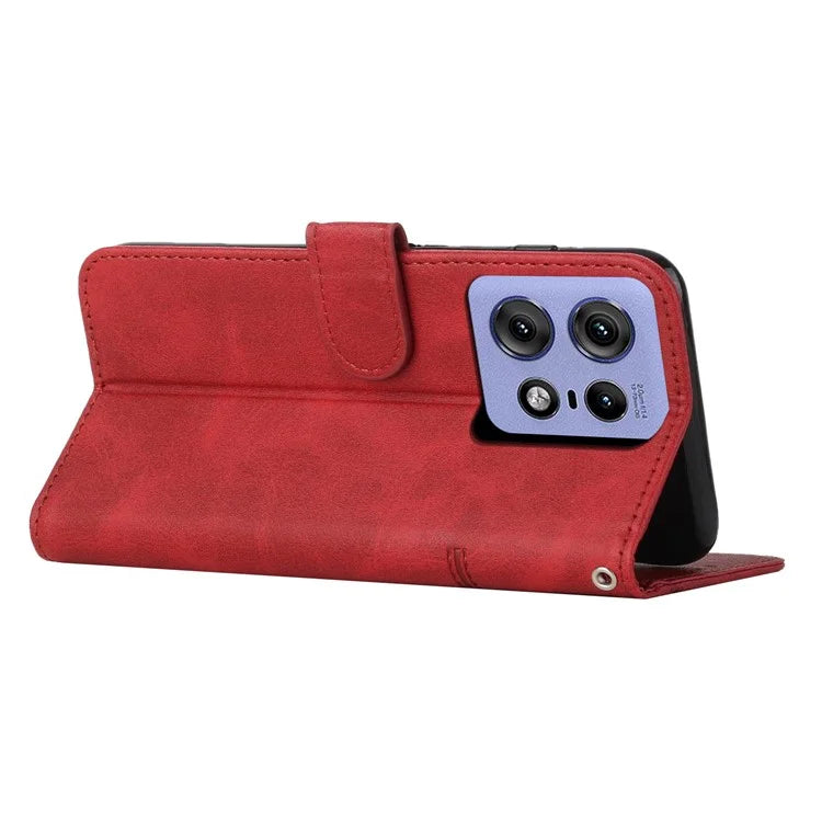For Motorola Edge 50 Pro 5G Case Leather Wallet Shockproof Phone Cover
