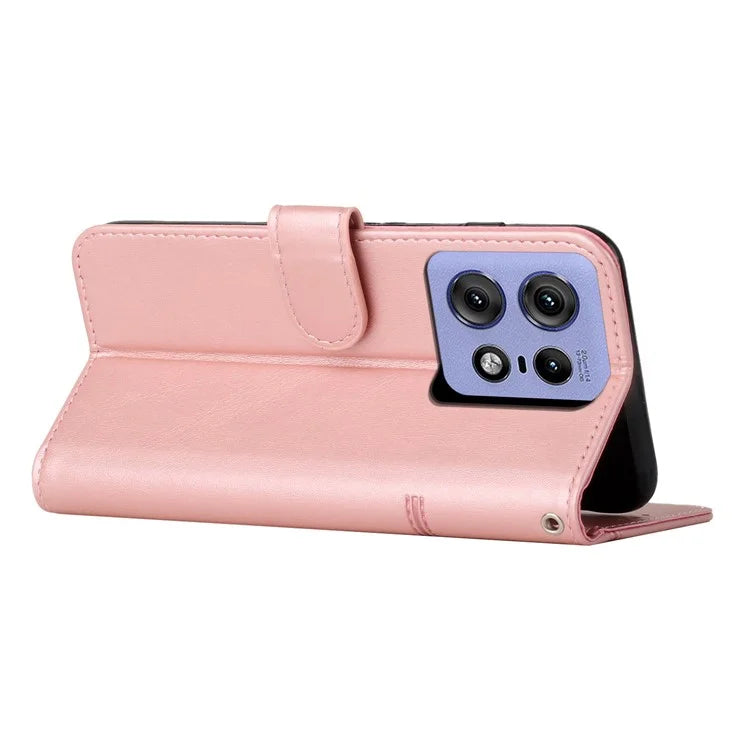 For Motorola Edge 50 Pro 5G Case Leather Wallet Shockproof Phone Cover