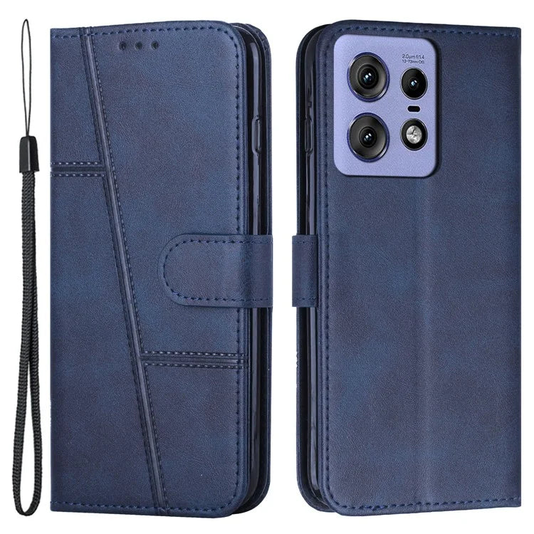 For Motorola Edge 50 Pro 5G Case Leather Wallet Shockproof Phone Cover