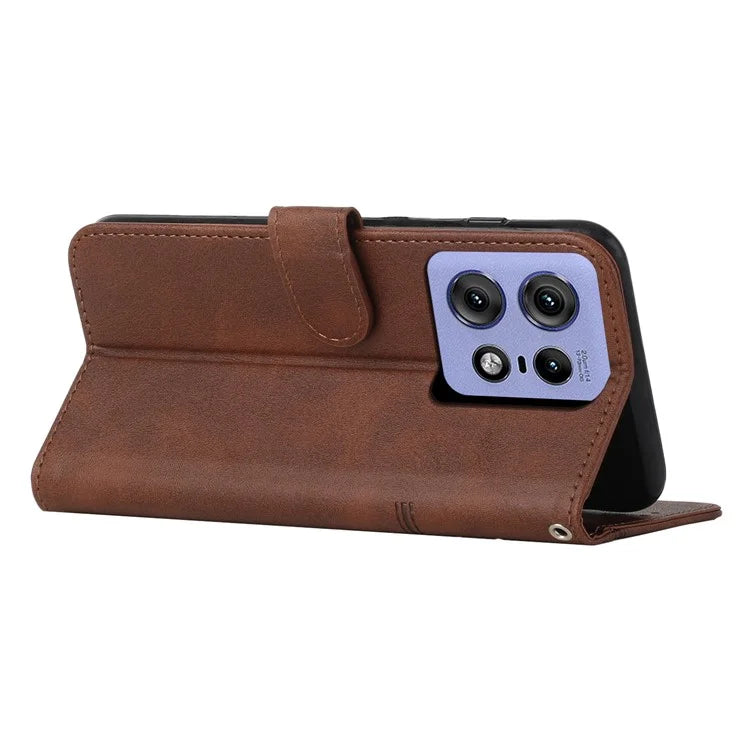 For Motorola Edge 50 Pro 5G Case Leather Wallet Shockproof Phone Cover