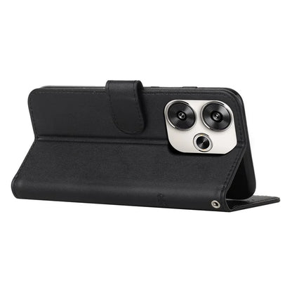 For Xiaomi Redmi Turbo 3 5G / Poco F6 5G Case Calf Texture Magnetic Clasp Leather Phone Cover