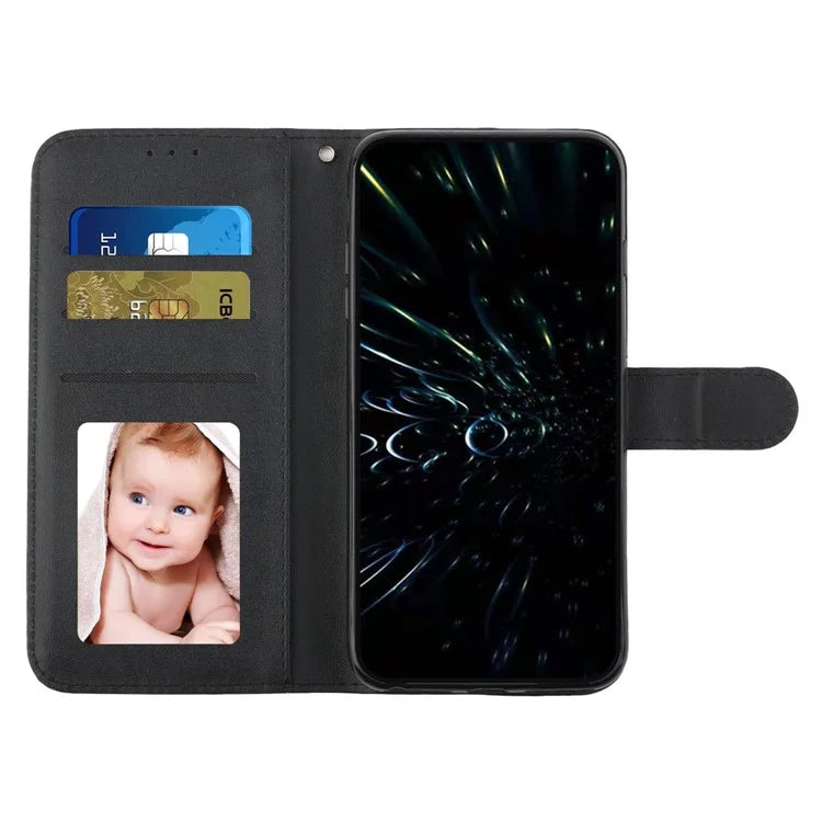 For Xiaomi Redmi Turbo 3 5G / Poco F6 5G Case Calf Texture Magnetic Clasp Leather Phone Cover