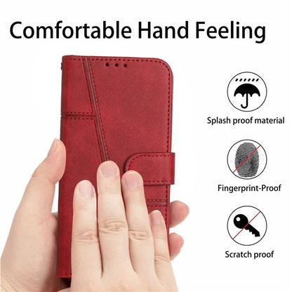 For Xiaomi Redmi Turbo 3 5G / Poco F6 5G Case Calf Texture Magnetic Clasp Leather Phone Cover
