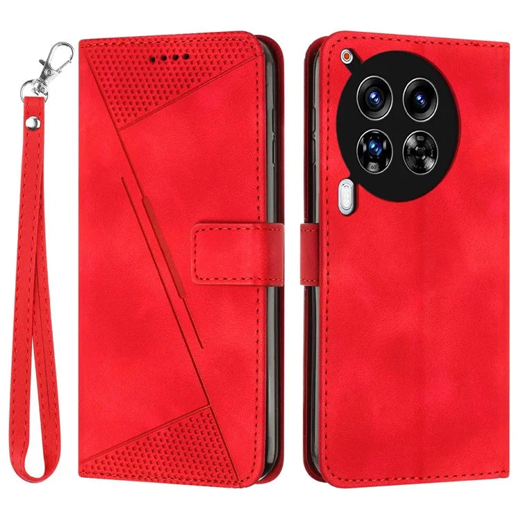 For TECNO Camon 30 4G / 5G Case Wallet PU Leather Triangle Design Phone Cover