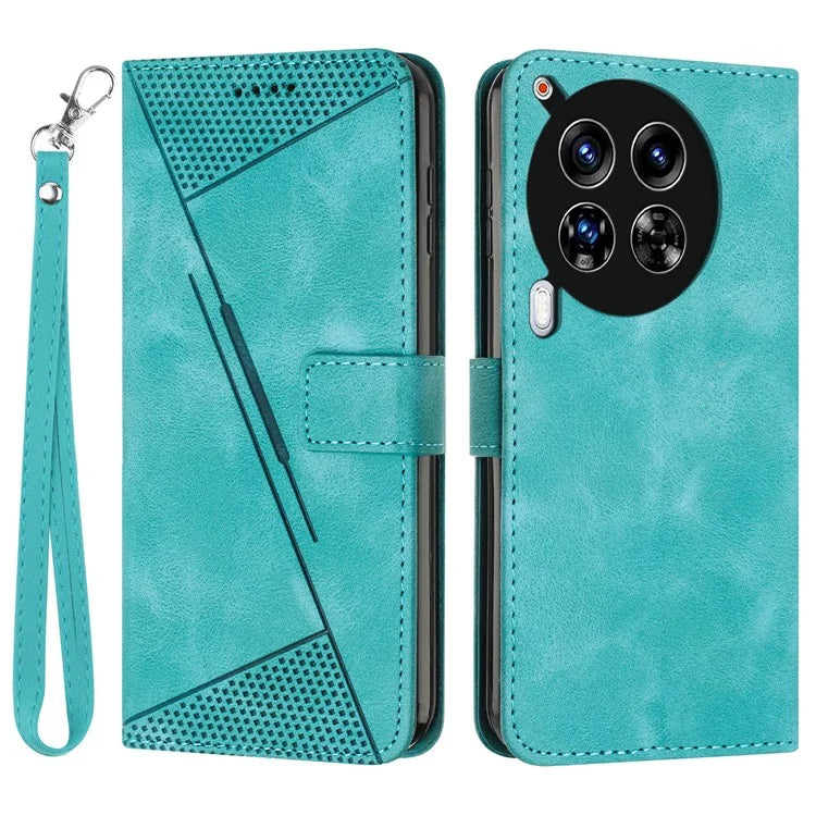 For TECNO Camon 30 4G / 5G Case Wallet PU Leather Triangle Design Phone Cover
