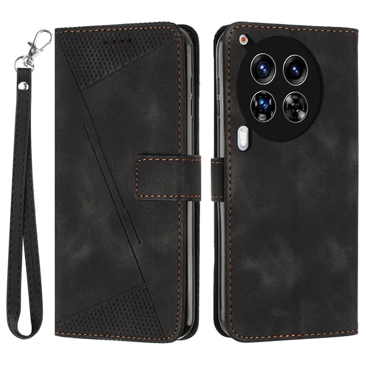 For TECNO Camon 30 4G / 5G Case Wallet PU Leather Triangle Design Phone Cover