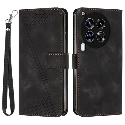 For TECNO Camon 30 4G / 5G Case Wallet PU Leather Triangle Design Phone Cover